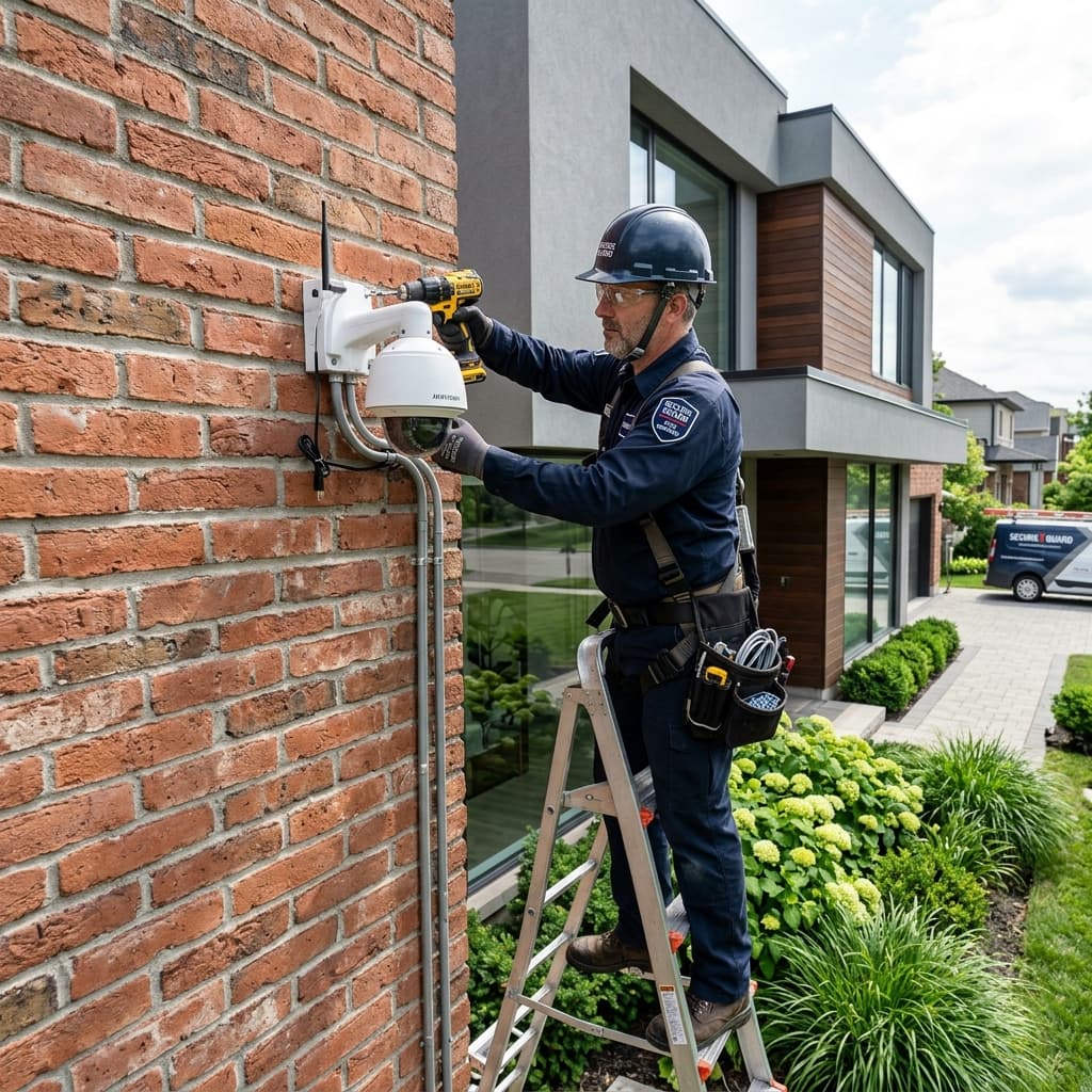 Advanced CCTV surveillance background