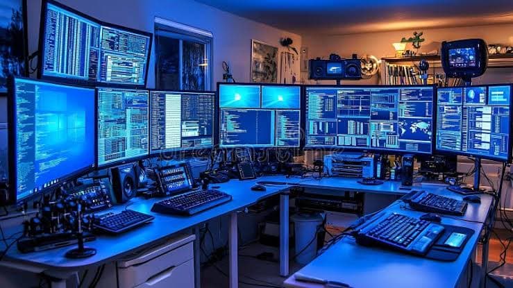 Central CCTV monitoring room